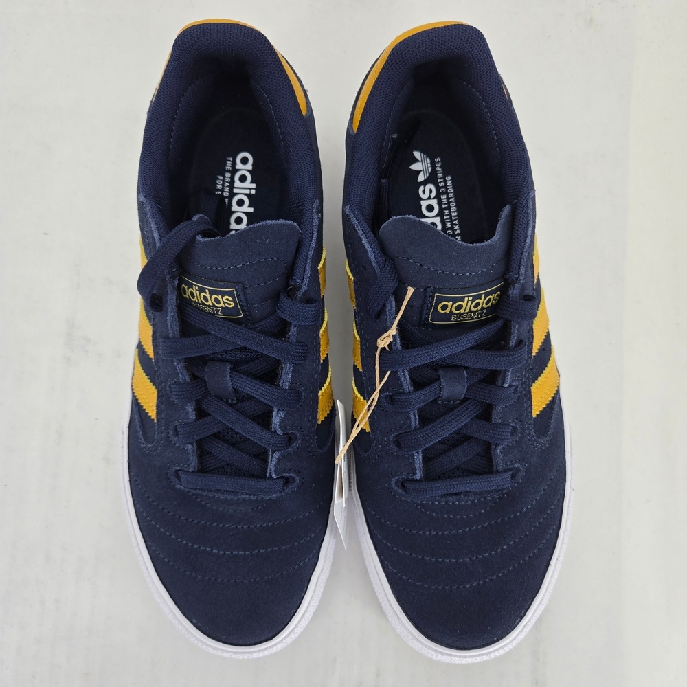 Adidas Busenitz Vulc II Navy Yellow Suede Skate Shoes HQ7527 Mens 6.5 - Picture 3 of 15
